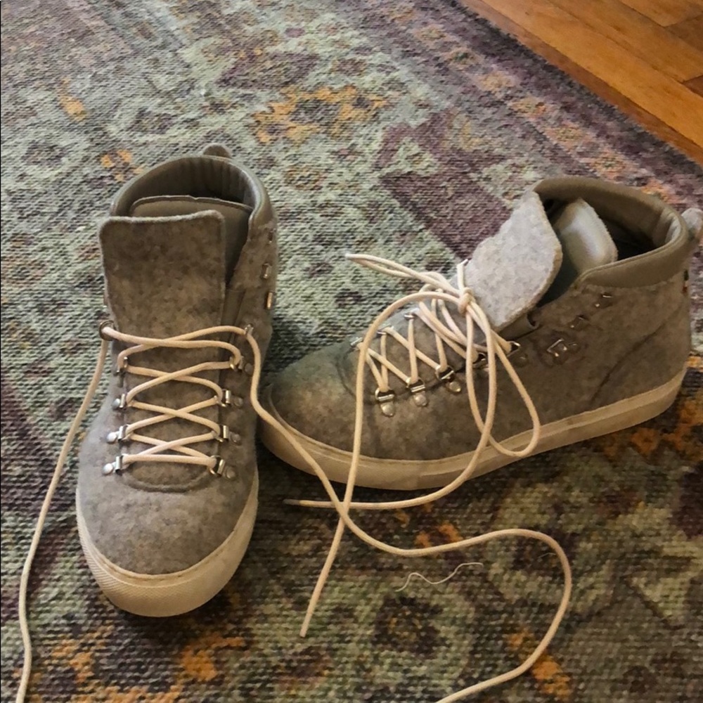 Diemme Grey Wool Sneakers - used